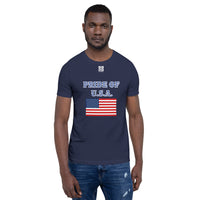 Short-Sleeve Unisex T-Shirt "1014-0031 U.S.A. (White Logo)" - JCBTGlobal