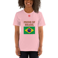 Short-Sleeve Unisex T-Shirt "2014-0061 Brazil (Red Logo)" - JCBTGlobal