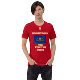 Short-Sleeve Unisex T-Shirt "10103-0061 Pennsylvania (White Logo)" - JCBTGlobal