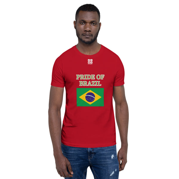 Short-Sleeve Unisex T-Shirt "1014-0061 Brazil (White Logo)" - JCBTGlobal