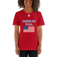 Short-Sleeve Unisex T-Shirt "2014-0031 U.S.A. (White Logo)" - JCBTGlobal