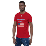 Short-Sleeve Unisex T-Shirt "1014-0031 U.S.A. (White Logo)" - JCBTGlobal