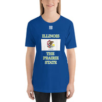 Short-Sleeve Unisex T-Shirt "2013-0051 Illinois (White Logo)" - JCBTGlobal