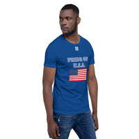 Short-Sleeve Unisex T-Shirt "1014-0031 U.S.A. (White Logo)" - JCBTGlobal