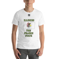 Short-Sleeve Unisex T-Shirt "10103-0051 Illinois (Black Logo)" - JCBTGlobal