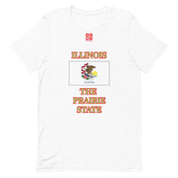 Short-Sleeve Unisex T-Shirt "10103-0051 Illinois (Red Logo)" - JCBTGlobal