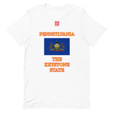 Short-Sleeve Unisex T-Shirt "10103-0061 Pennsylvania (Red Logo)" - JCBTGlobal