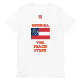 Short-Sleeve Unisex T-Shirt "10103-0091 Georgia (Red Logo)" - JCBTGlobal