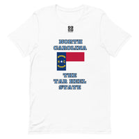 Short-Sleeve Unisex T-Shirt "10103-0101 North Carolina (Black Logo)" - JCBTGlobal