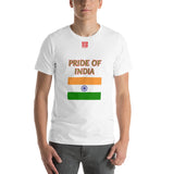 Short-Sleeve Unisex T-Shirt "1014-0021 India (Red Logo)" - JCBTGlobal