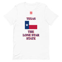 Short-Sleeve Unisex T-Shirt "2013-0021 Texas (Red Logo)" - JCBTGlobal