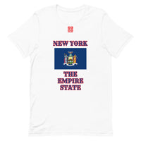 Short-Sleeve Unisex T-Shirt "2013-0041 New York (Red Logo)" - JCBTGlobal