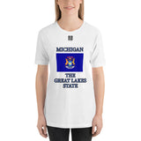 Short-Sleeve Unisex T-Shirt "2013-0081 Michigan (Black Logo)" - JCBTGlobal