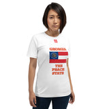 Short-Sleeve Unisex T-Shirt "2013-0091 Georgia (Red Logo)" - JCBTGlobal