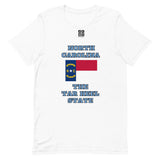 Short-Sleeve Unisex T-Shirt "2013-0101 North Carolina (Black Logo)" - JCBTGlobal