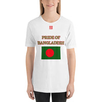 Short-Sleeve Unisex T-Shirt "2014-0081 Bangladesh (Red Logo)" - JCBTGlobal