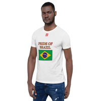 Short-Sleeve Unisex T-Shirt "1014-0061 Brazil (Red Logo)" - JCBTGlobal