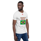 Short-Sleeve Unisex T-Shirt "1014-0061 Brazil (Red Logo)" - JCBTGlobal