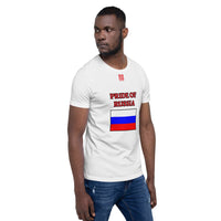 Short-Sleeve Unisex T-Shirt "1014-0091 Russia (Red Logo)" - JCBTGlobal