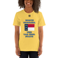 Short-Sleeve Unisex T-Shirt "2013-0101 North Carolina (Black Logo)" - JCBTGlobal