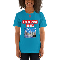 Short-Sleeve Unisex T-Shirt "20102-0011 Dream Big (Red Logo)"