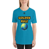 Short-Sleeve Unisex T-Shirt "20102-0021 Golden Rule (Black Logo)"