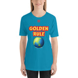 Short-Sleeve Unisex T-Shirt "20102-0021 Golden Rule (Red Logo)"