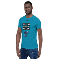 Short-Sleeve Unisex T-Shirt "10102-0141 Reach For The Stars (Black Logo)"