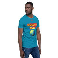 Short-Sleeve Unisex T-Shirt "10102-0021 Golden Rule (Red Logo)" - JCBTGlobal