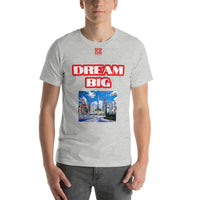 Short-Sleeve Unisex T-Shirt "10102-0011 Dream Big (Red Logo)" - JCBTGlobal