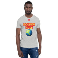 Short-Sleeve Unisex T-Shirt "10102-0021 Golden Rule (Red Logo)" - JCBTGlobal