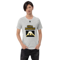 Short-Sleeve Unisex T-Shirt "10102-0121 On A Mission (Black Logo)"