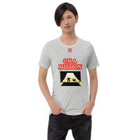 Short-Sleeve Unisex T-Shirt "10102-0121 On A Mission (Red Logo)"