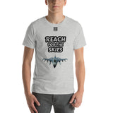 Short-Sleeve Unisex T-Shirt "10102-0131 Reach For The Skies (Black Logo)"