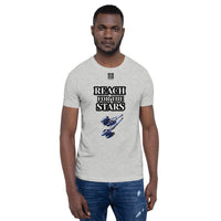 Short-Sleeve Unisex T-Shirt "10102-0141 Reach For The Stars (Black Logo)"