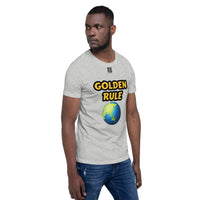 Short-Sleeve Unisex T-Shirt "10102-0021 Golden Rule (Black Logo)" - JCBTGlobal