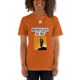 Short-Sleeve Unisex T-Shirt "20101-0041 Born To Surf (White Logo)"