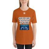 Short-sleeve unisex t-shirt "20102-0081 Software Engineer At Work (White Logo)"