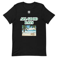 Short-Sleeve Unisex T-Shirt "10102-0031 All Good Days (White Logo)" - JCBTGlobal