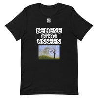 Short-Sleeve Unisex T-Shirt "10102-0101 Believe In The Unseen (White Logo)"