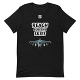 Short-Sleeve Unisex T-Shirt "10102-0131 Reach For The Skies (White Logo)"