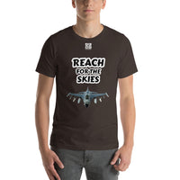 Short-Sleeve Unisex T-Shirt "10102-0131 Reach For The Skies (White Logo)"