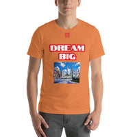 Short-Sleeve Unisex T-Shirt "10102-0011 Dream Big (Red Logo)" - JCBTGlobal