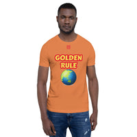 Short-Sleeve Unisex T-Shirt "10102-0021 Golden Rule (Red Logo)" - JCBTGlobal