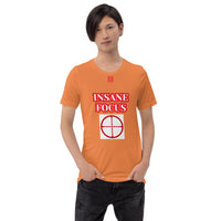 Short-Sleeve Unisex T-Shirt "10102-0091 Insane Focus (Red Logo)"