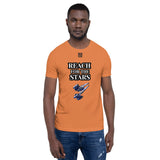 Short-Sleeve Unisex T-Shirt "10102-0141 Reach For The Stars (Black Logo)"