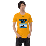 Short-Sleeve Unisex T-Shirt "10101-0061 Born To Surf (Black Logo)" - JCBTGlobal