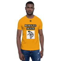 Short-Sleeve Unisex T-Shirt "10101-0071 Born To Skate (Black Logo)" - JCBTGlobal