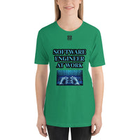 Short-sleeve unisex t-shirt "20102-0081 Software Engineer At Work (Black Logo)"