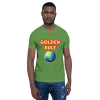 Short-Sleeve Unisex T-Shirt "10102-0021 Golden Rule (Red Logo)" - JCBTGlobal